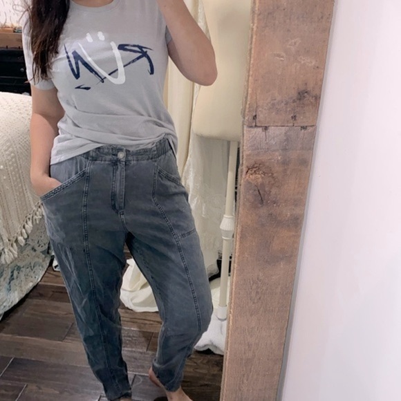 Old Navy grey vintage wash size medium pants - Picture 1 of 6